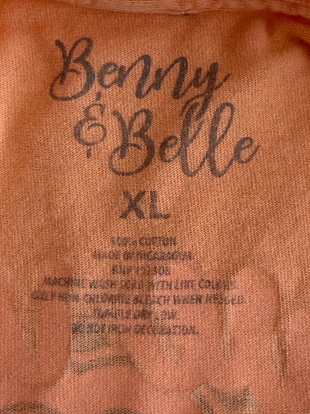 Benny & Belle Long Sleeve T-Shirt size XL - Picture 5 of 7